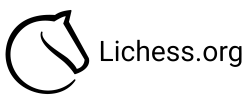Logo de juego de ajedrez en línea Lichess