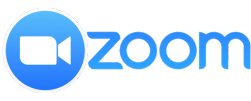 Logo de Zoom, para reuniones virtuales