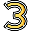 tres (2)